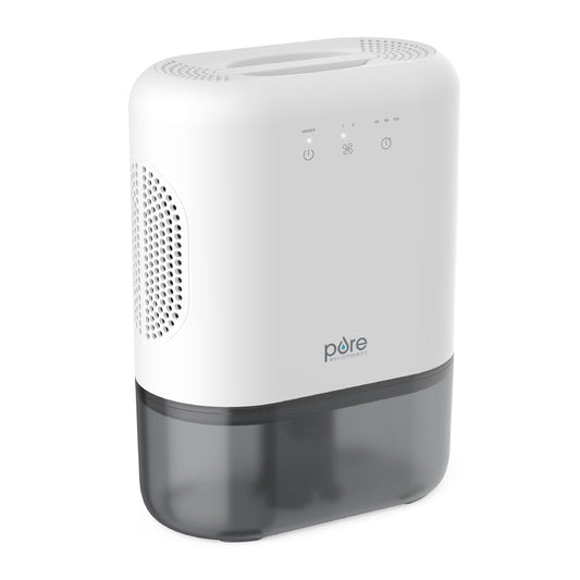 Pure Enrichment? PureDry? Elite Dehumidifier �C Extra-Large 2L Water Tank with Auto Shut-Off, Removes 20 oz. (600 mL) per day of Moisture from Closets, Bathrooms, RVs, Basements, Bedrooms, and Offices