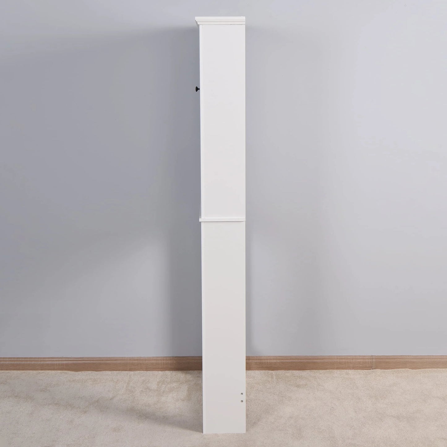 UBesGoo Bathroom Cabinet, Bathroom Space Saver, Over The Toilet Storage with 2-Door Adjustable Shelves, White