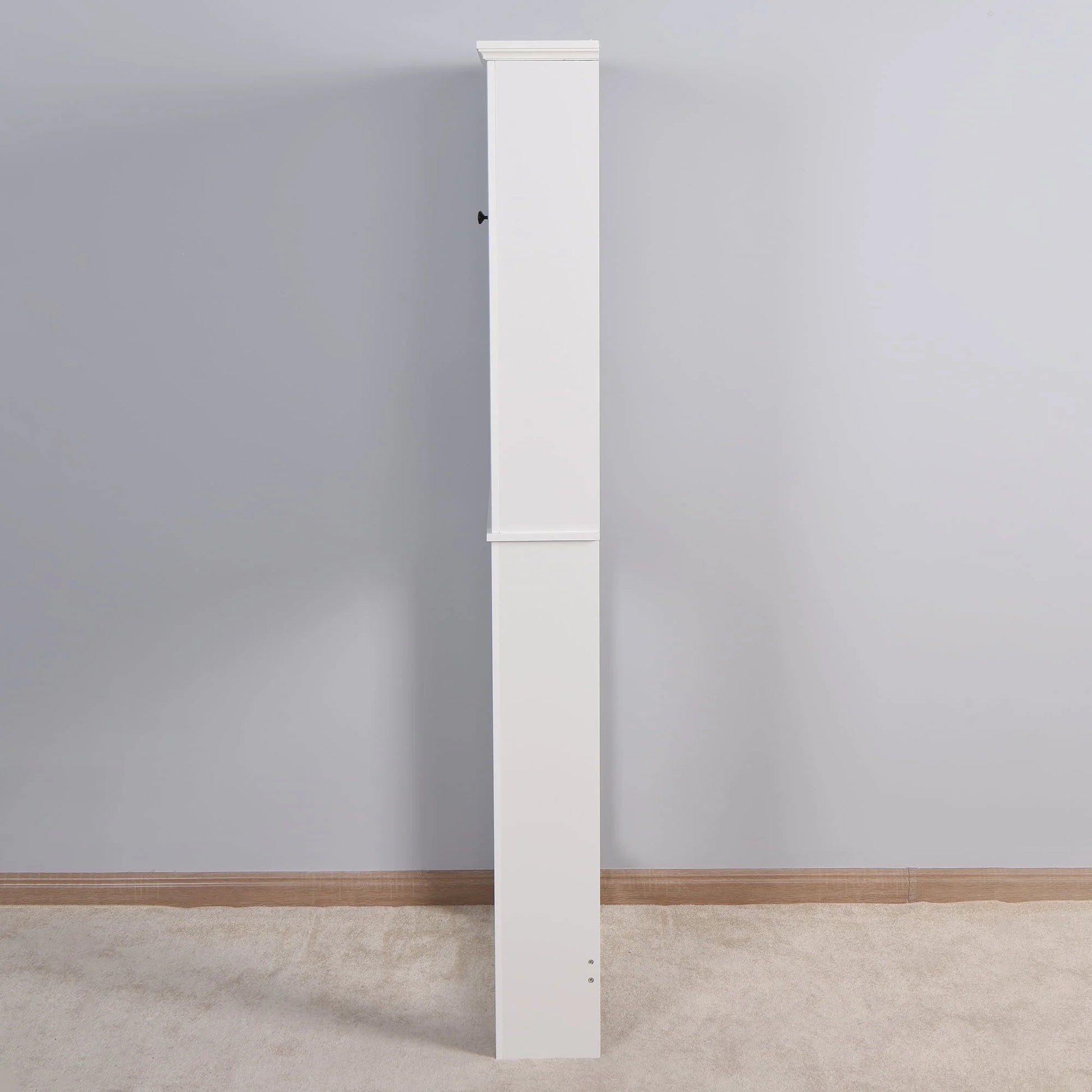 UBesGoo Bathroom Cabinet, Bathroom Space Saver, Over The Toilet Storage with 2-Door Adjustable Shelves, White
