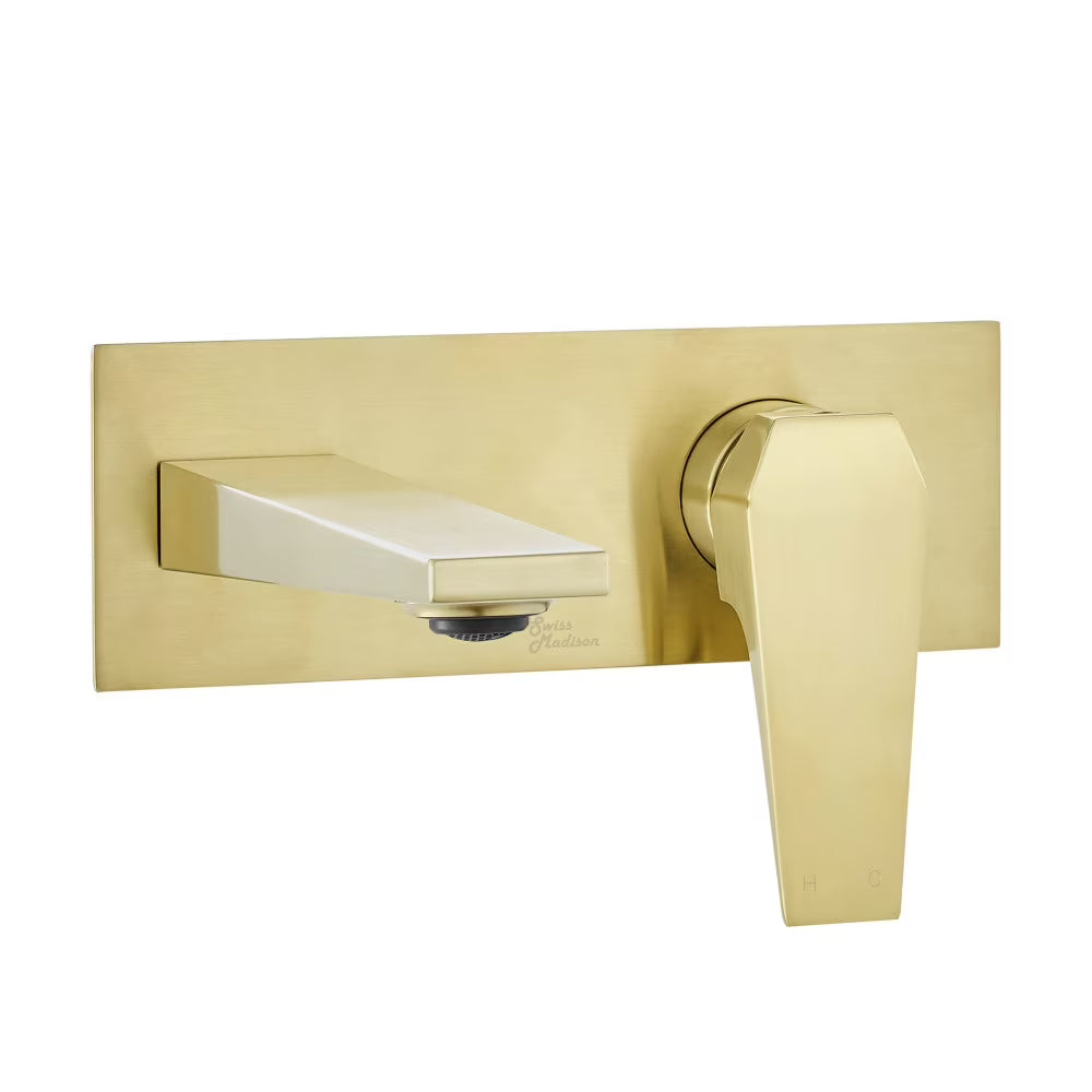 Voltaire Single-Handle, Wall-Mount, Bathroom Faucet in Chrome
