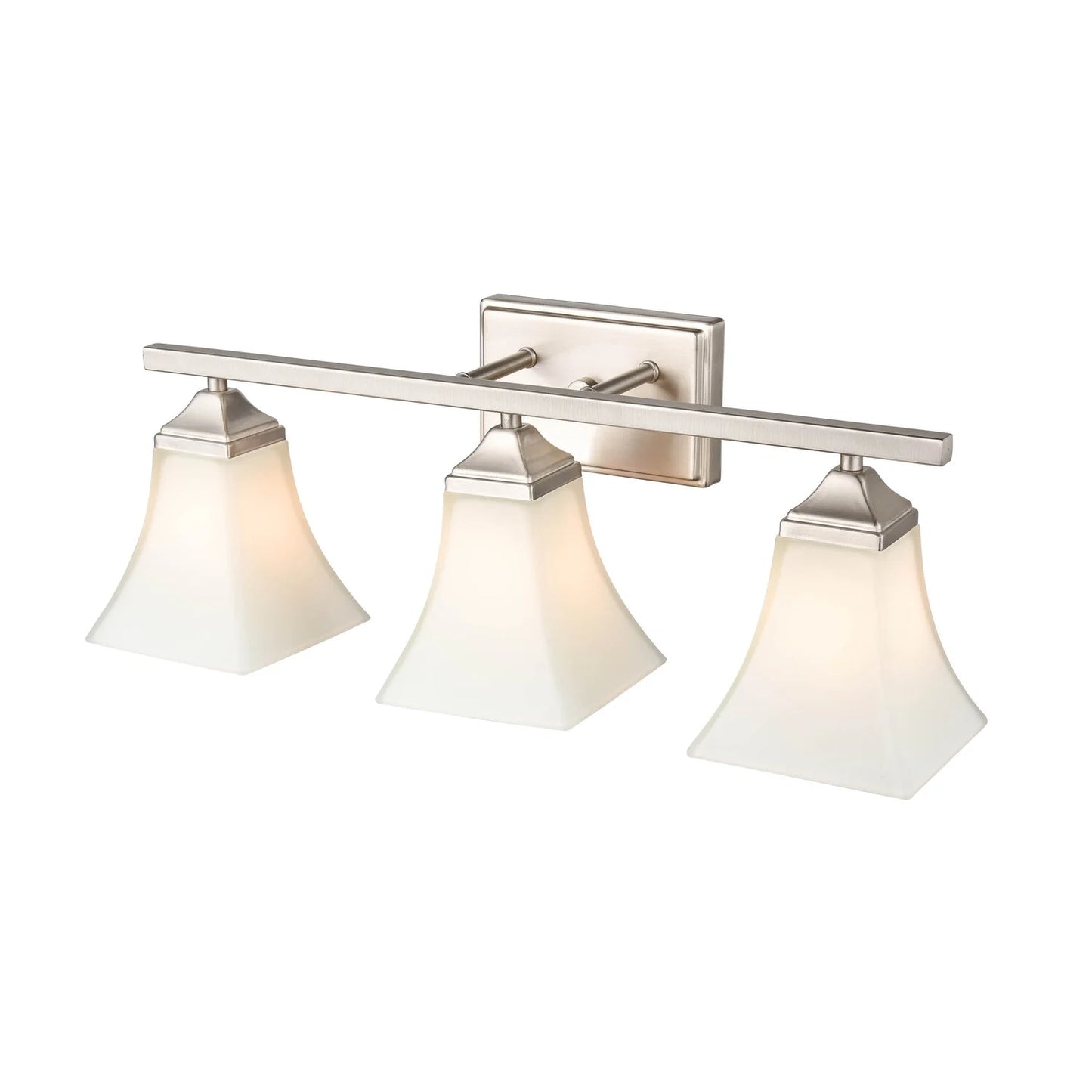 4503-BN-Millennium Lighting-3 Light Bath Vanity-9 Inch Tall and 23.25 Inch Wide-Brushed Nickel Finish