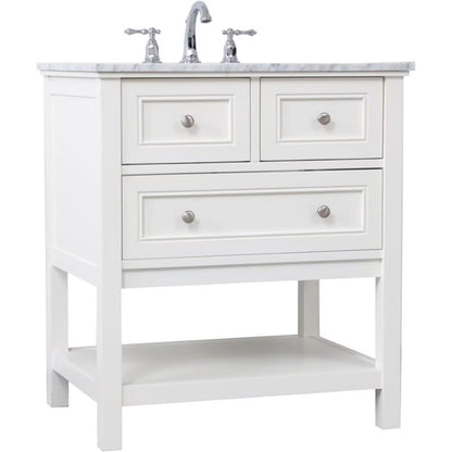 30 in. single bathroom vanity set in Grey