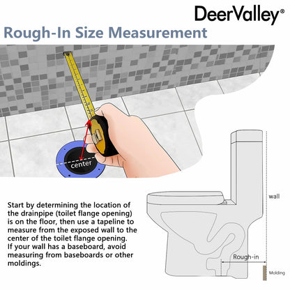 DV-1F0250 One Piece Toilet For Bathroom, Modern Bathroom Toilet with Dual Flush 1.1/1.6 Gpf Fully Skirted Toilets(Soft Close Seat)