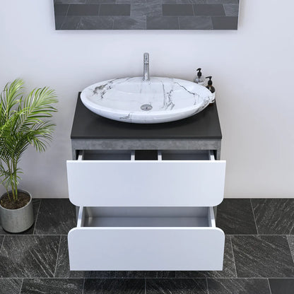 Azurro 2S 80 Floating Bathroom Vanity (32" Width)