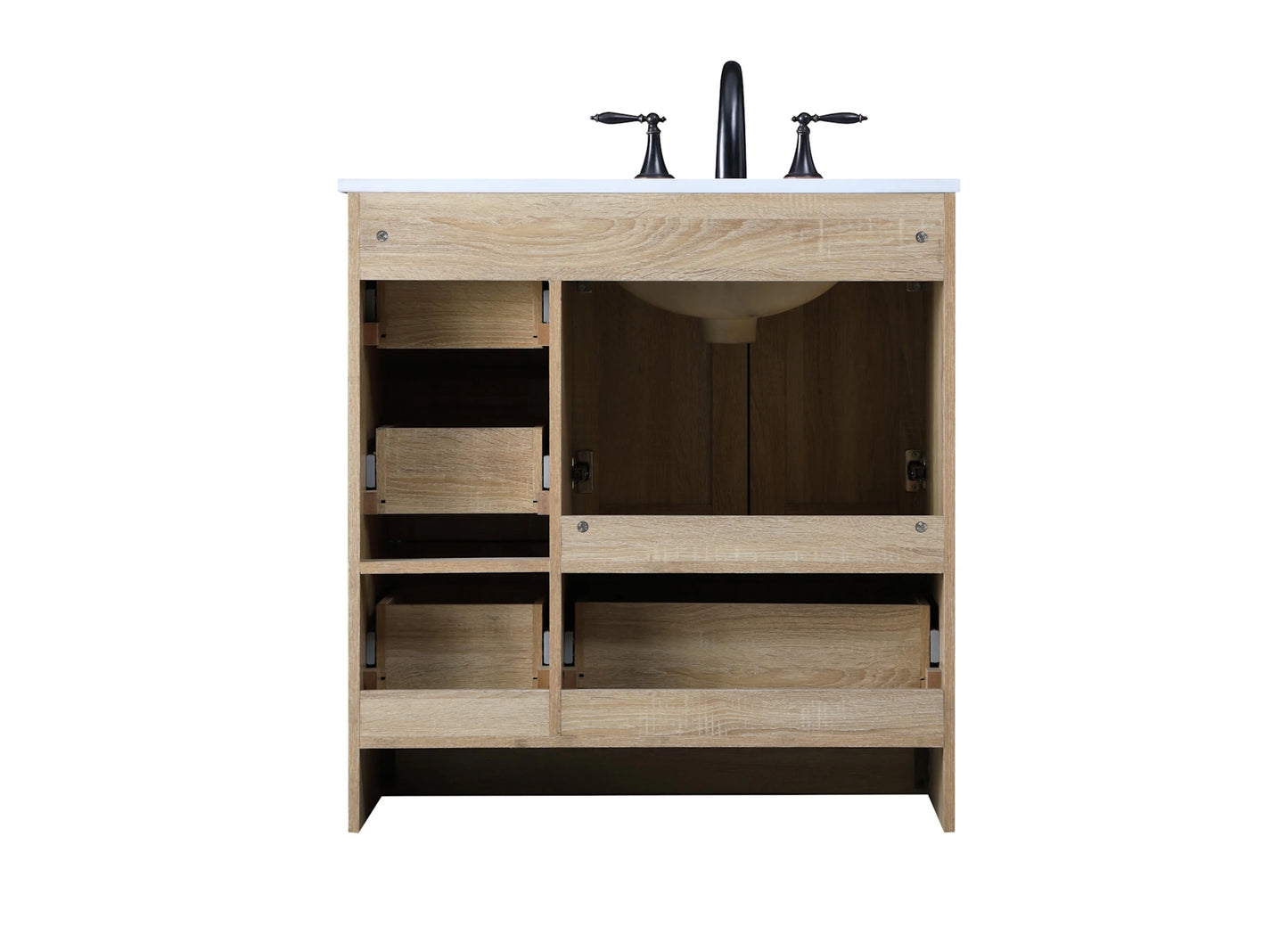 Elegant Kitchen and Bath 32 Inch Single Bathroom Vanity In Expresso