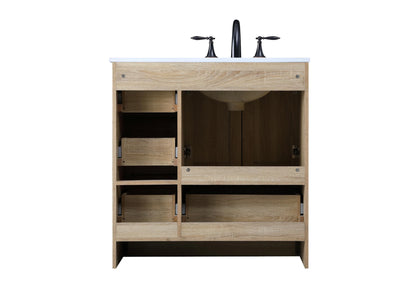 Elegant Kitchen and Bath 32 Inch Single Bathroom Vanity In Expresso