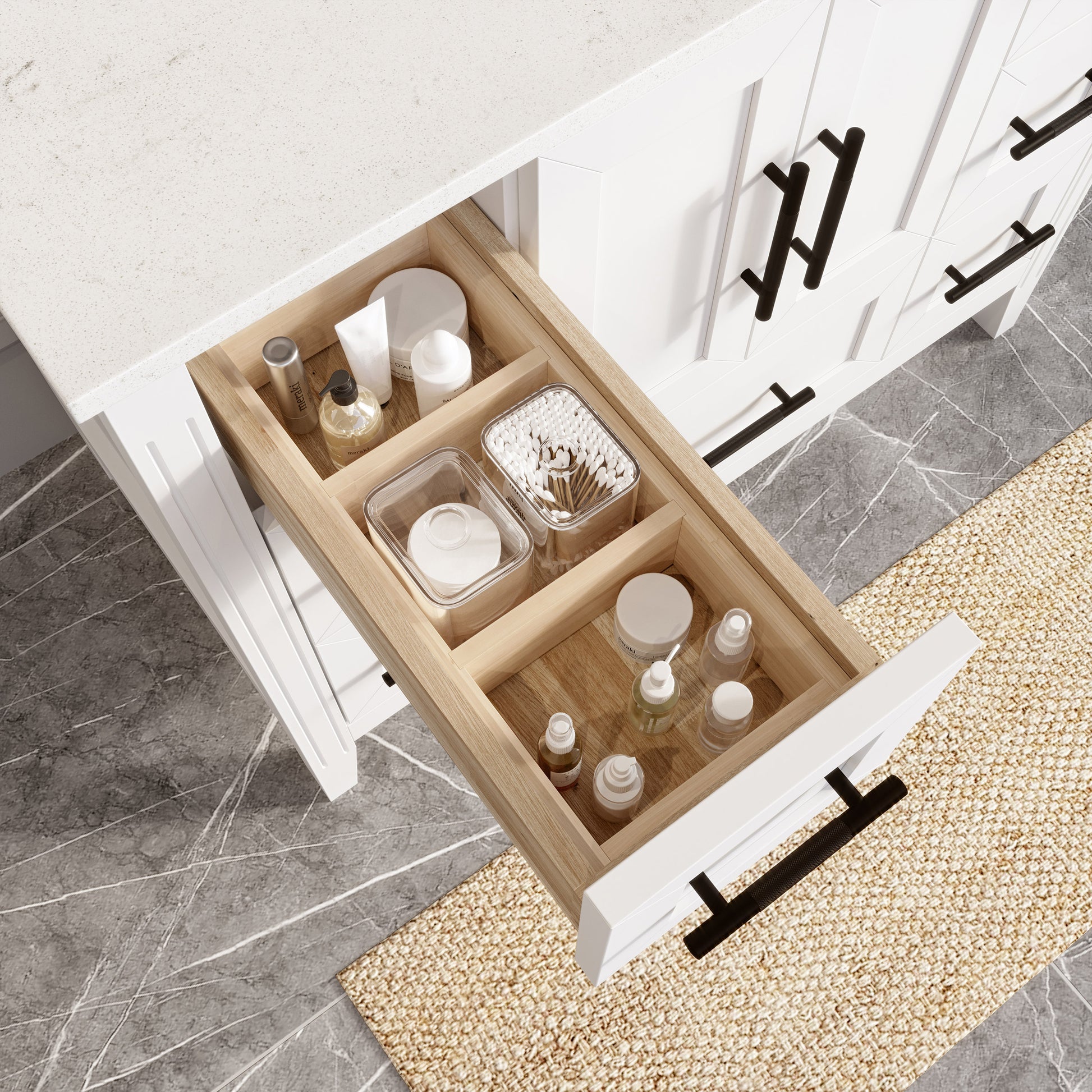 Hudson White Bath Vanity by Studio Bathe