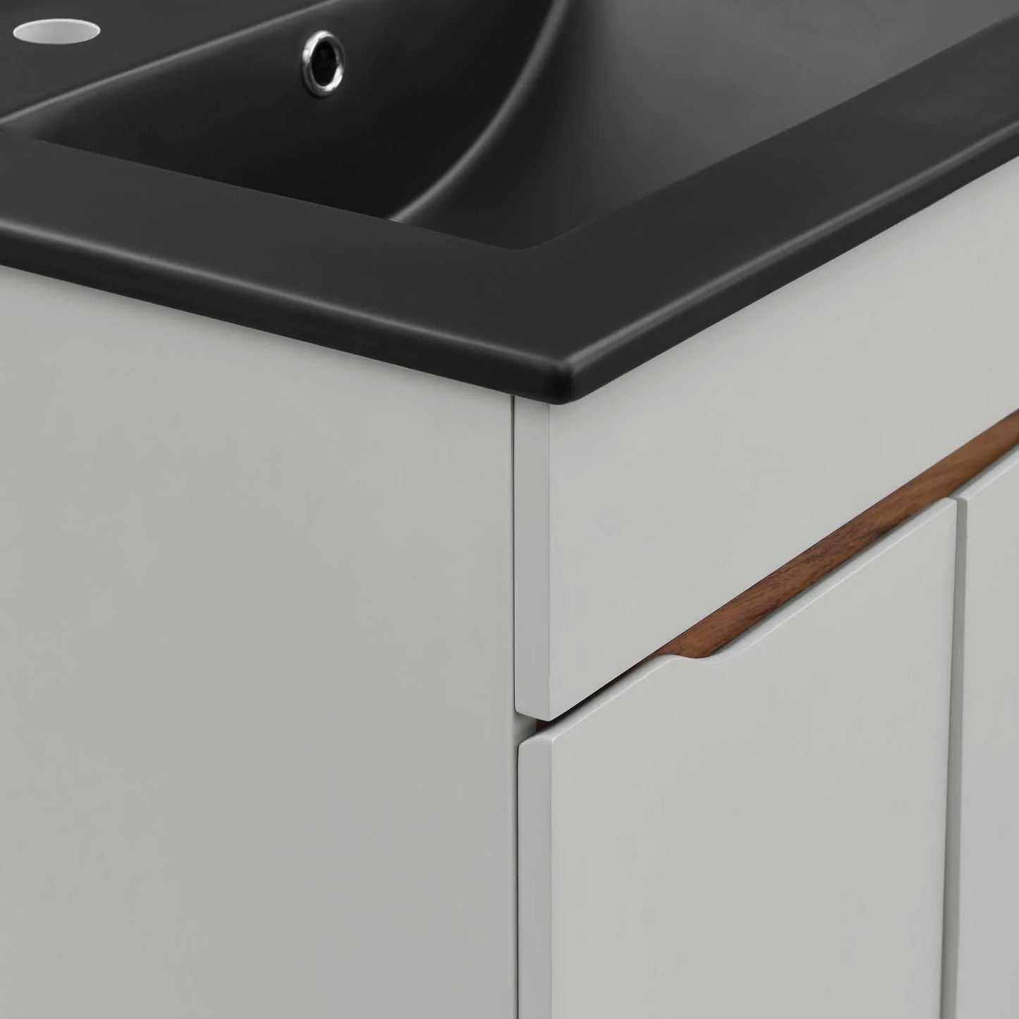 Modway Harvest 24" Bathroom Vanity in Gray Black