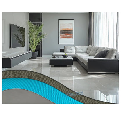 Uncoupling Waterproofing Membrane Roll, 108 Sq Ft (3.3 Ft x 32.8 Ft), 1/8'' Anti-Fracture Mat, Crack Isolation Flooring Underlayment for Bathroom Floor Tile, Subfloor