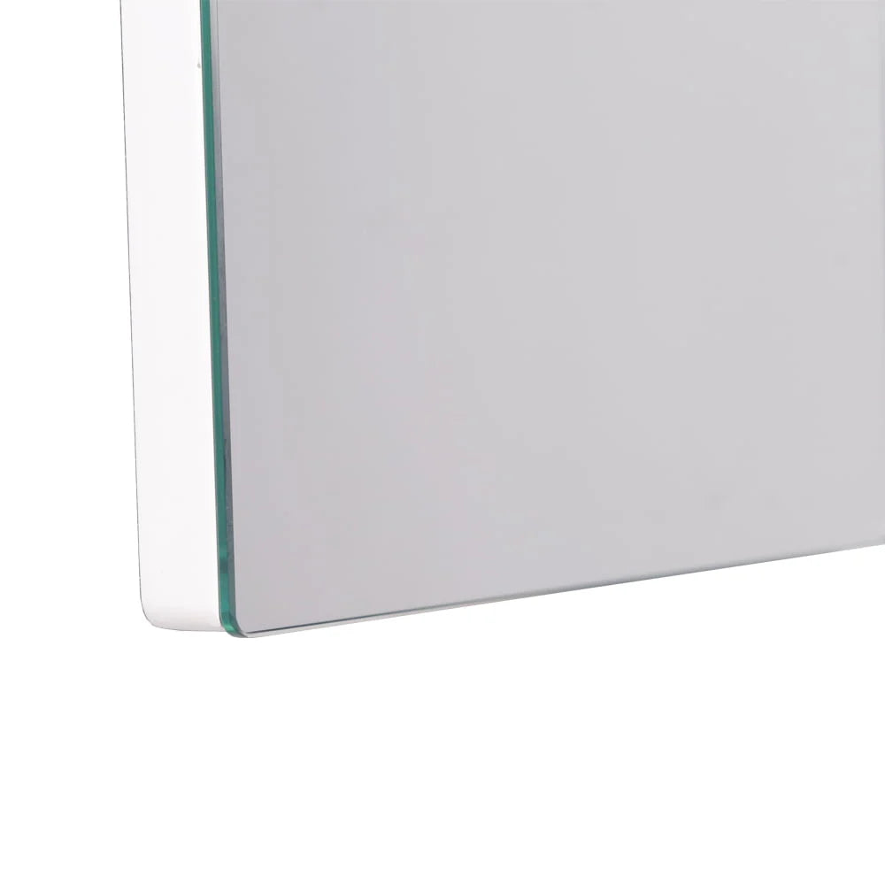 Organizedlife Decor Wall Mirror Frameless Mirror,2-Piece Set Free Combination Hanging Floor Mirrors Living Room Bathroom