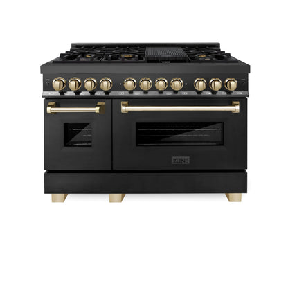 ZLINE KITCHEN AND BATH RABZ48CB professional gas range