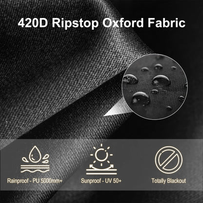 Naturnest Portable Car Camping Shower Tent Featuring a Roof and Floor Mat, Car Tents for Camping SUV, Overlanding Car Bathroom Tent Providing Privacy for Camping, Portable Shower Tent for Camping