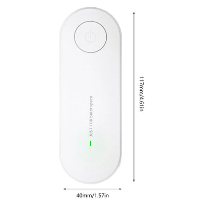 Harupink 2Pcs Portable Air Purifier, Plug-in Air Purifier Ionizer Dust Cleaner Cigarette Smoke Eliminator for Bedroom Kitchen Home Bathroom Toilet Deodorizer