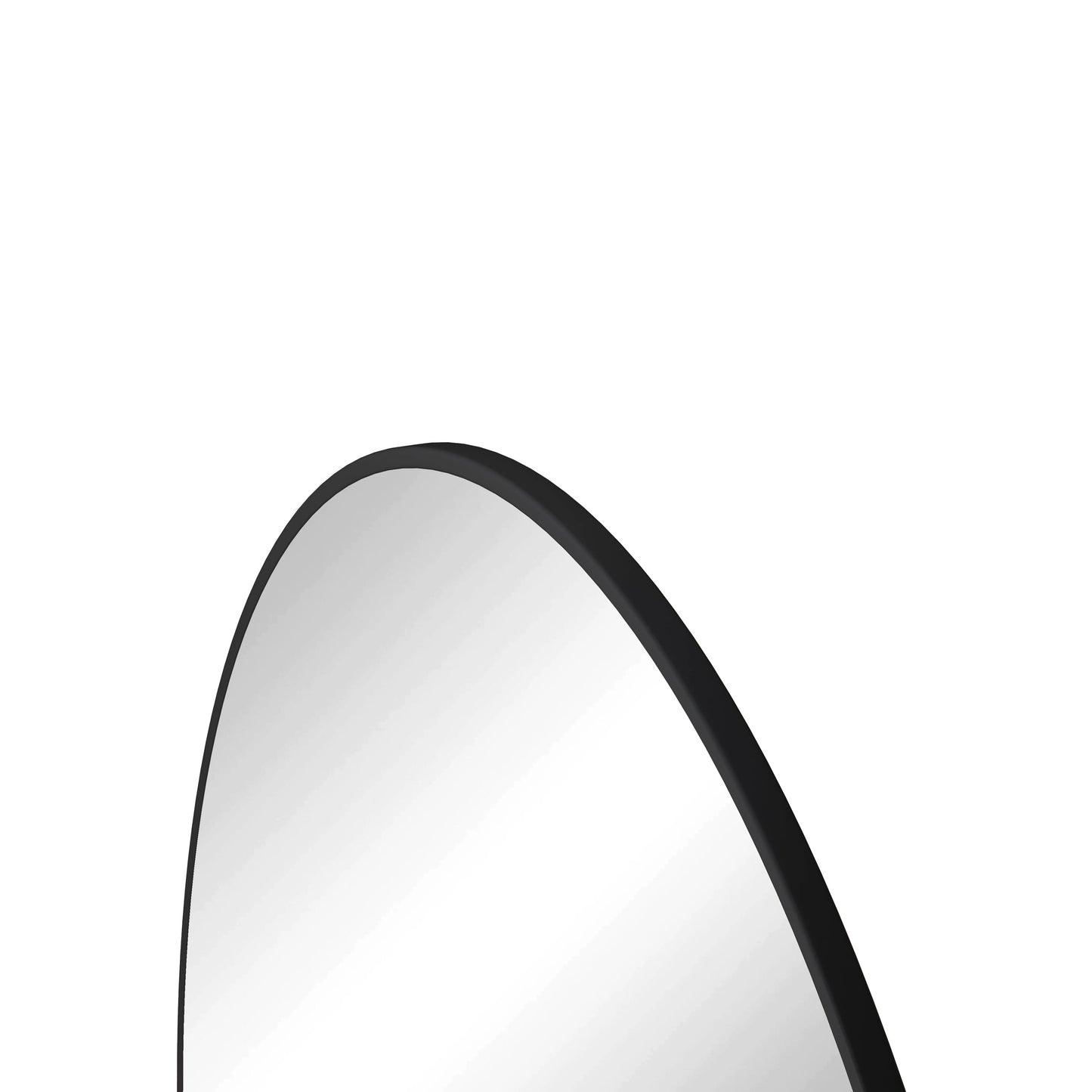 DUOSONG Wall Mirror 42 Inch Black Circular Mirror Metal Framed Mirror Round Vanity Mirror Dressing Mirror, For Bathroom, Living Room, Bedroom Wall Decor Black Glass Mirrors Bathroom Mirrors