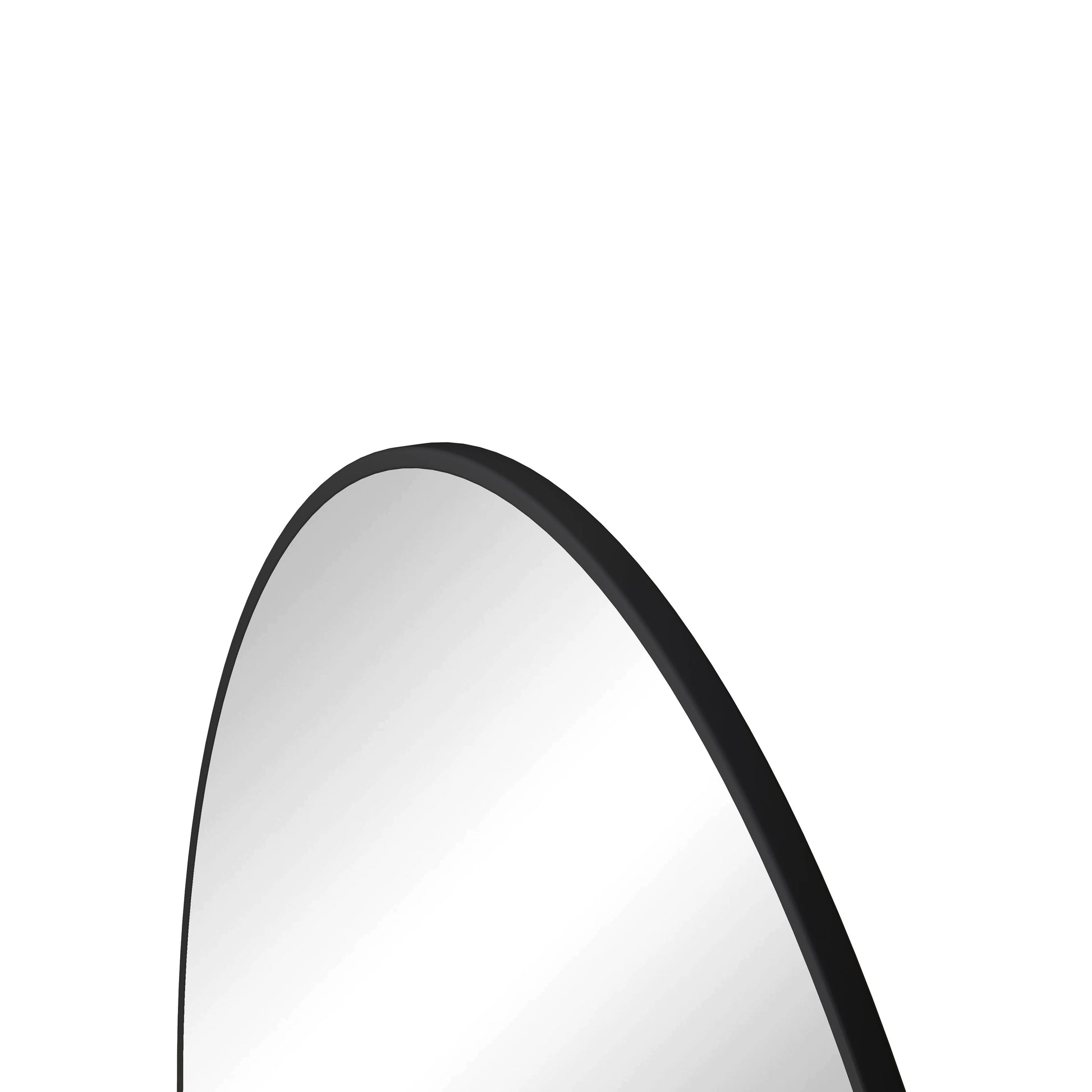DUOSONG Wall Mirror 42 Inch Black Circular Mirror Metal Framed Mirror Round Vanity Mirror Dressing Mirror, For Bathroom, Living Room, Bedroom Wall Decor Black Glass Mirrors Bathroom Mirrors