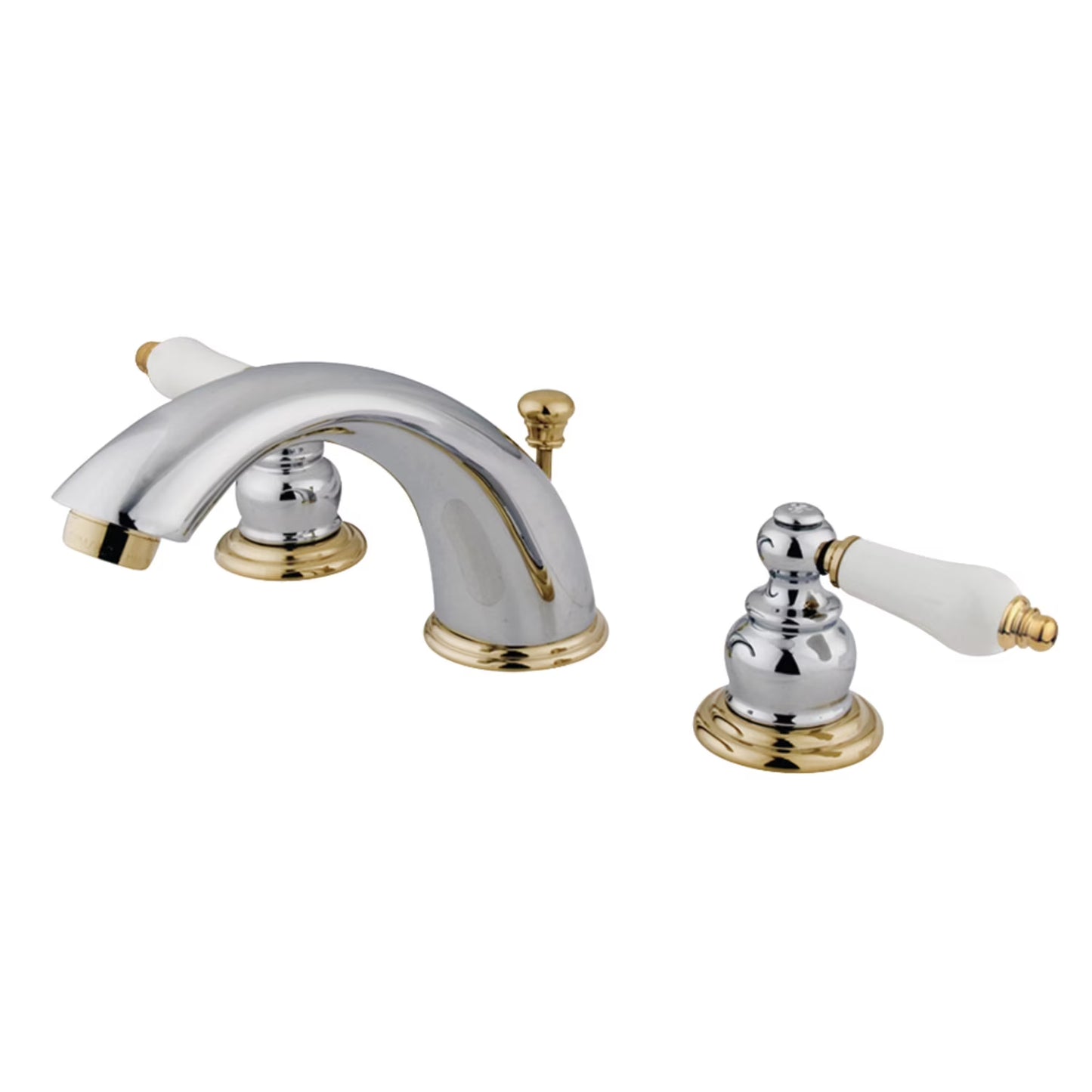 Kingston Brass KB978B Widespread Bathroom Faucet, Brushed Nickel