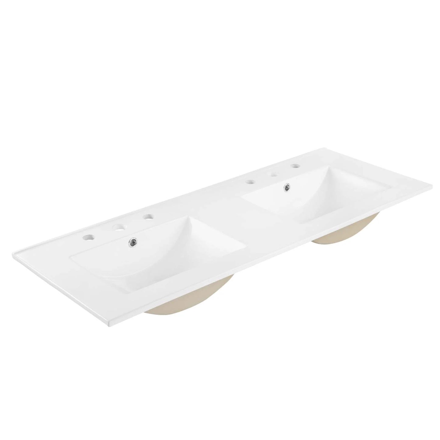 Modway Soma 48�?Double Sink Bathroom Vanity in Oak White