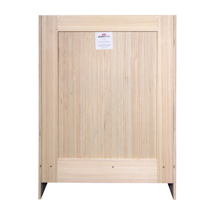 Design House Brookings 24" x 18" Ready to Assemble Solid Wood 2-Door Bath Vanity Cabinet, Espresso