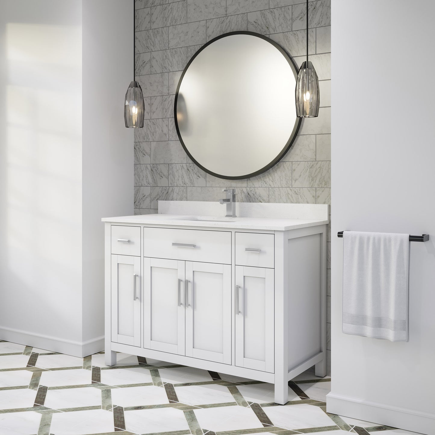 Katie Bath Vanity by Studio Bathe in White