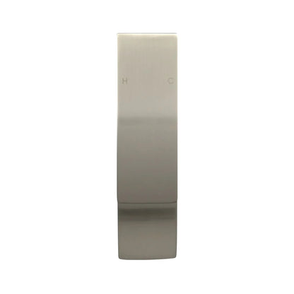 Marella 6" Single Hole Single Handle Modern Bathroom Sink Faucet, Matte White/Polished Chrome