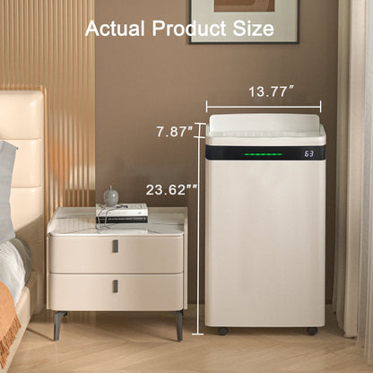 Rocyis 22 Pint/day (DOE) 5500 sq. ft. Dehumidifier for Home, 1.7 Gallon��6.5L�� Water Tanks, Auto Drain or Manual Drainage, for Basements, Bedroom, Bathroom