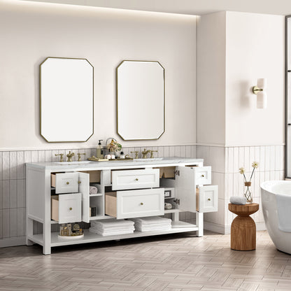 Breckenridge 72' Bathroom Vanity in White by James Martin Vanities