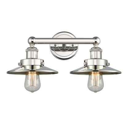 Innovations Lighting Railroad - 2 Light 17" Bath Vanity Light Antique Brass