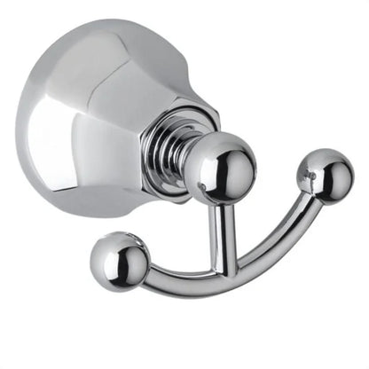 Rohl Wellsford Double Robe Bathroom Hook in Antique Gold WE7DAG
