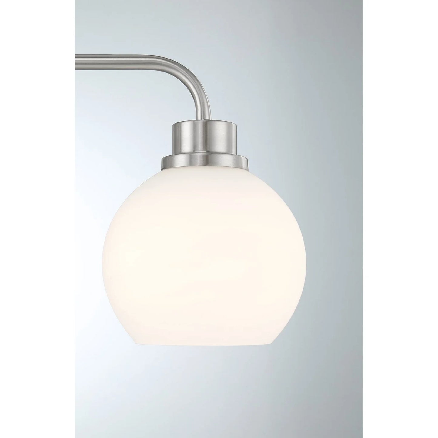 Bathroom Vanity Light in Brushed Nickel