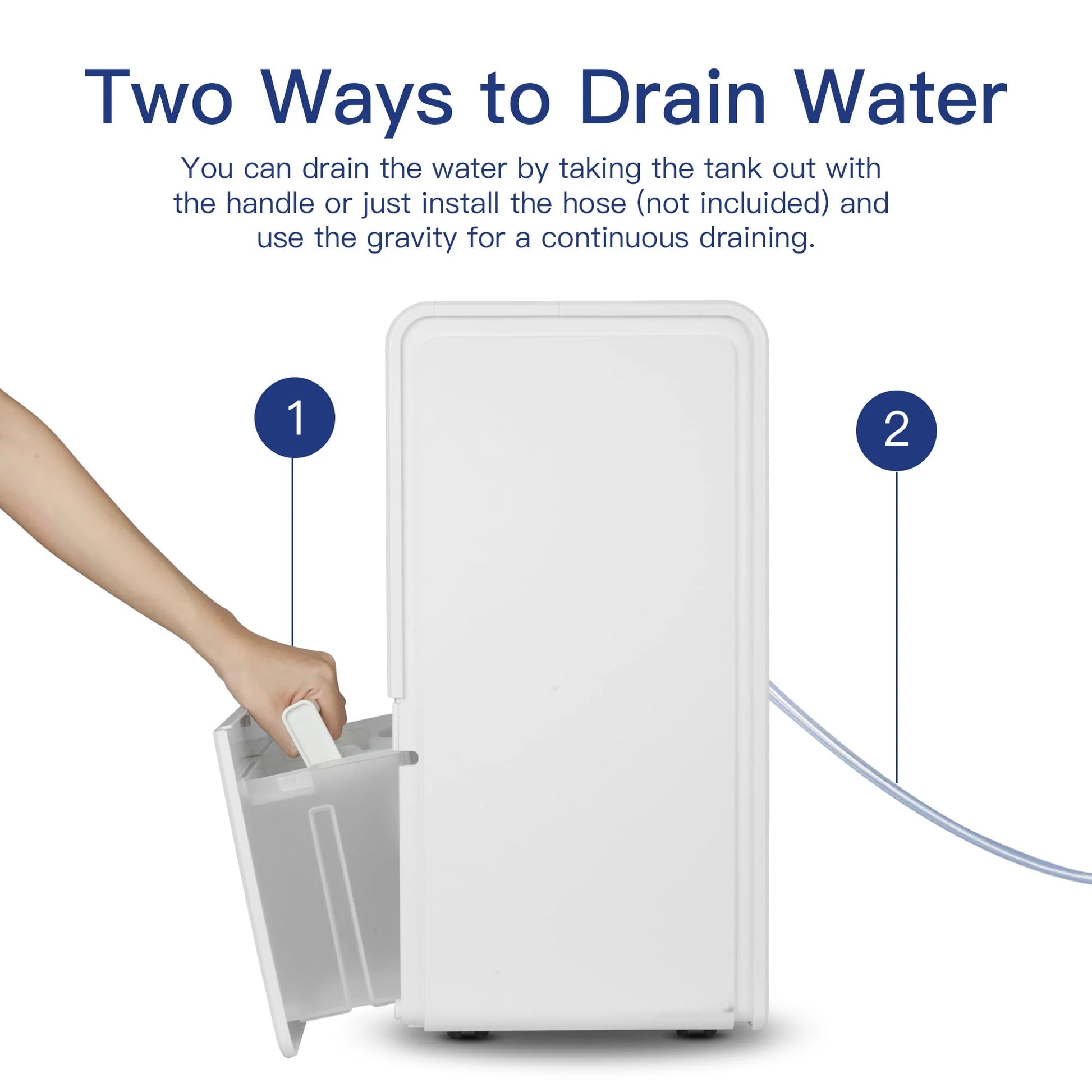 DELLA 3000 Sq. Ft Smart Dehumidifier WIFI, 35 Pint DOE (Previously 50 pint), 115V Energy Star Appliance, Ideal for Basements, Large & Medium Roo\ms, and Bathrooms