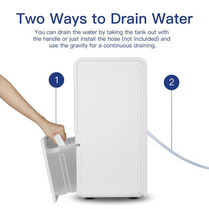DELLA 3000 Sq. Ft Smart Dehumidifier WIFI, 35 Pint DOE (Previously 50 pint), 115V Energy Star Appliance, Ideal for Basements, Large & Medium Roo\ms, and Bathrooms
