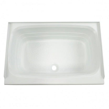Lippert 209648 Sinks Better Bath 24" X 36" Rv Bath Tub Center Drain White