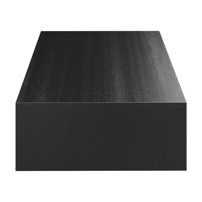 Avancer 36" Wall-Mounted Bathroom Vanity Cabinet without Top in Black Oak