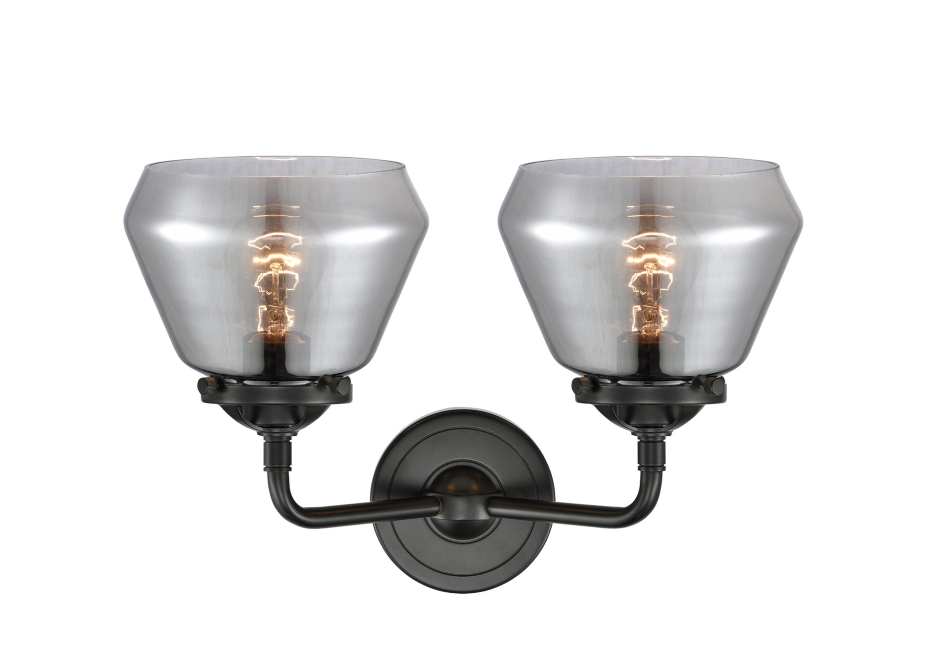 Innovations Lighting 284-2W Fulton Fulton 2 Light 15" Wide Bathroom Vanity Light - Black