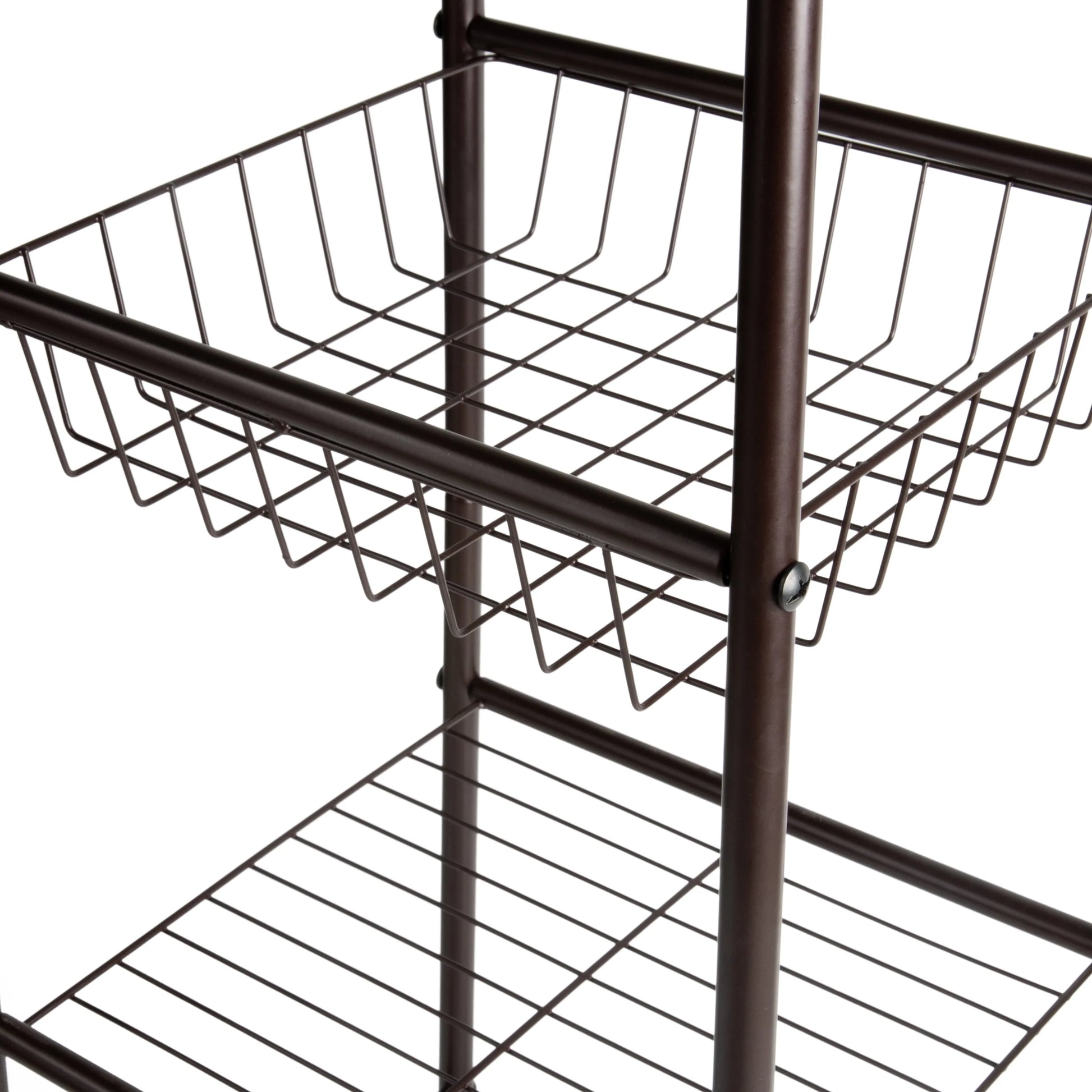 Bath Bliss 11.61"W x 12.99"D x 58.46"H 5-Shelf Storage Shelf, Bronze