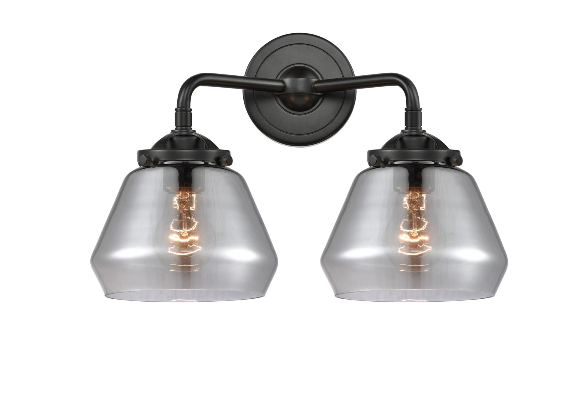 Innovations Lighting 284-2W Fulton Fulton 2 Light 15" Wide Bathroom Vanity Light - Black