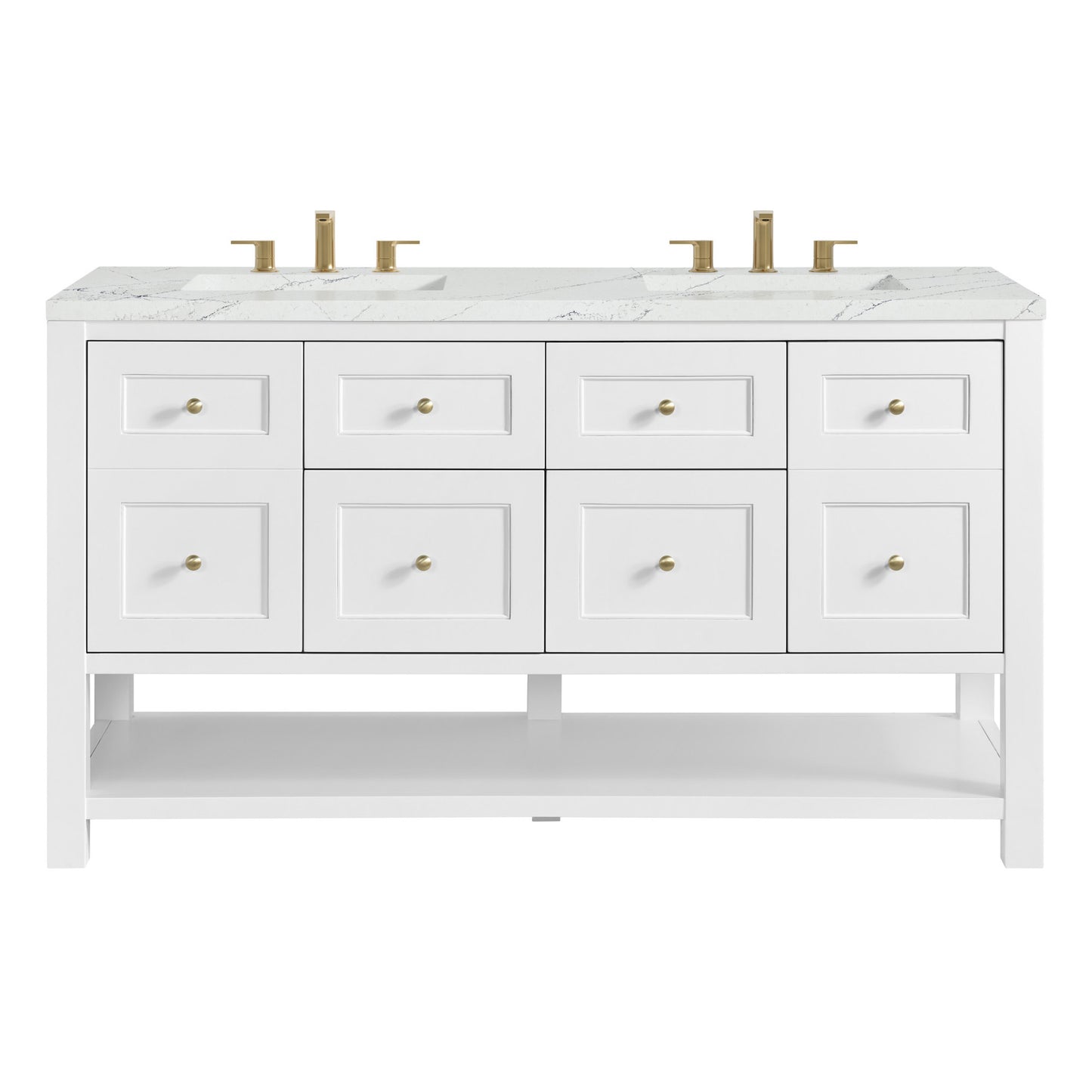 Breckenridge 60' Bathroom Vanity in White by James Martin Vanities