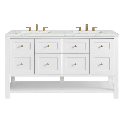 Breckenridge 60' Bathroom Vanity in White by James Martin Vanities