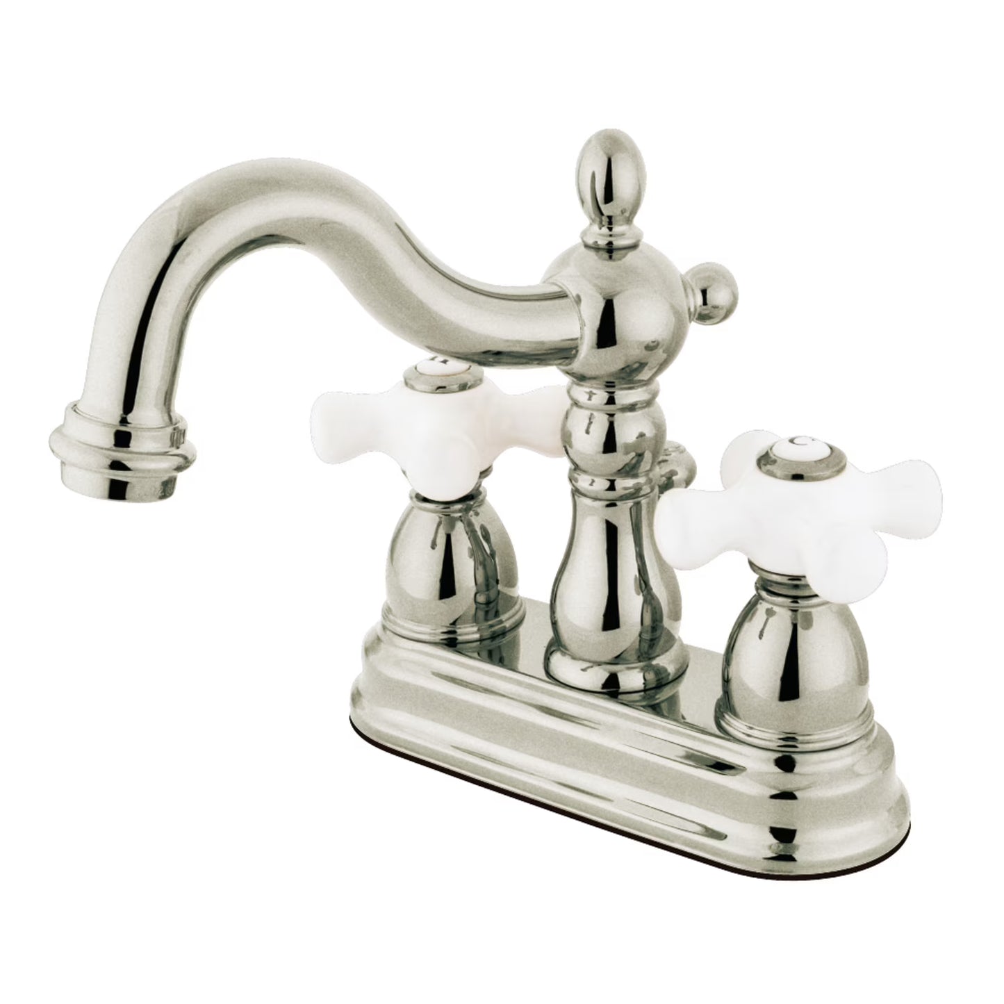 Kingston Brass KS1602PX 4 in. Centerset Bathroom Faucet, Polished Brass
