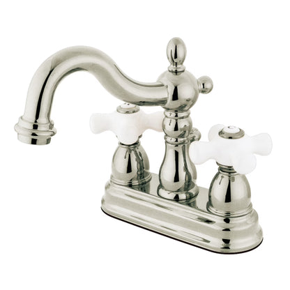 Kingston Brass KS1602PX 4 in. Centerset Bathroom Faucet, Polished Brass