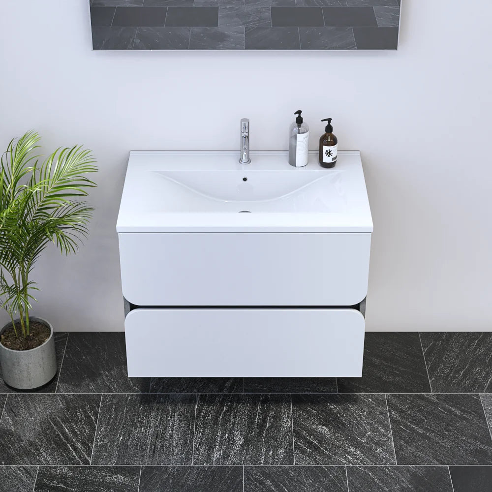 Azurro 2S 80 Floating Bathroom Vanity (32" Width)
