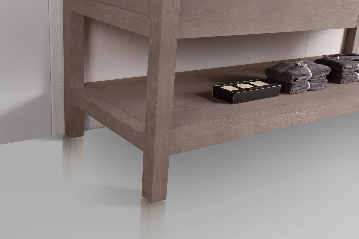 Bibury 72" Chestnut Oak Freestanding Bathroom Vanity