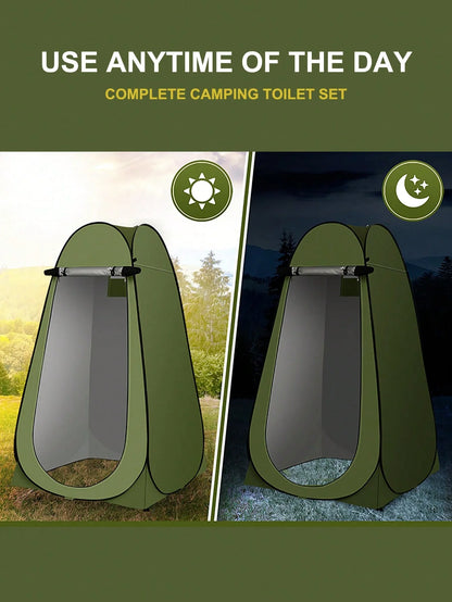Portable Pop Up Privacy Shower Tent Spacious Changing Room For Camping Hiking Beach Toilet Shower Bathroom