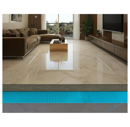 Uncoupling Waterproofing Membrane Roll, 108 Sq Ft (3.3 Ft x 32.8 Ft), 1/8'' Anti-Fracture Mat, Crack Isolation Flooring Underlayment for Bathroom Floor Tile, Subfloor