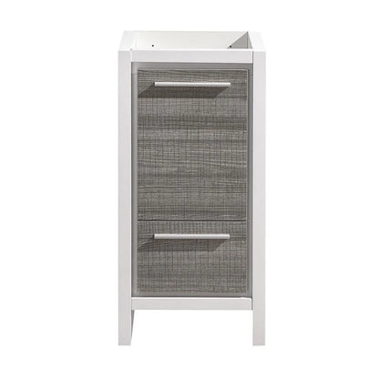 Fresca Allier 16" Gray Oak Modern Bathroom Cabinet