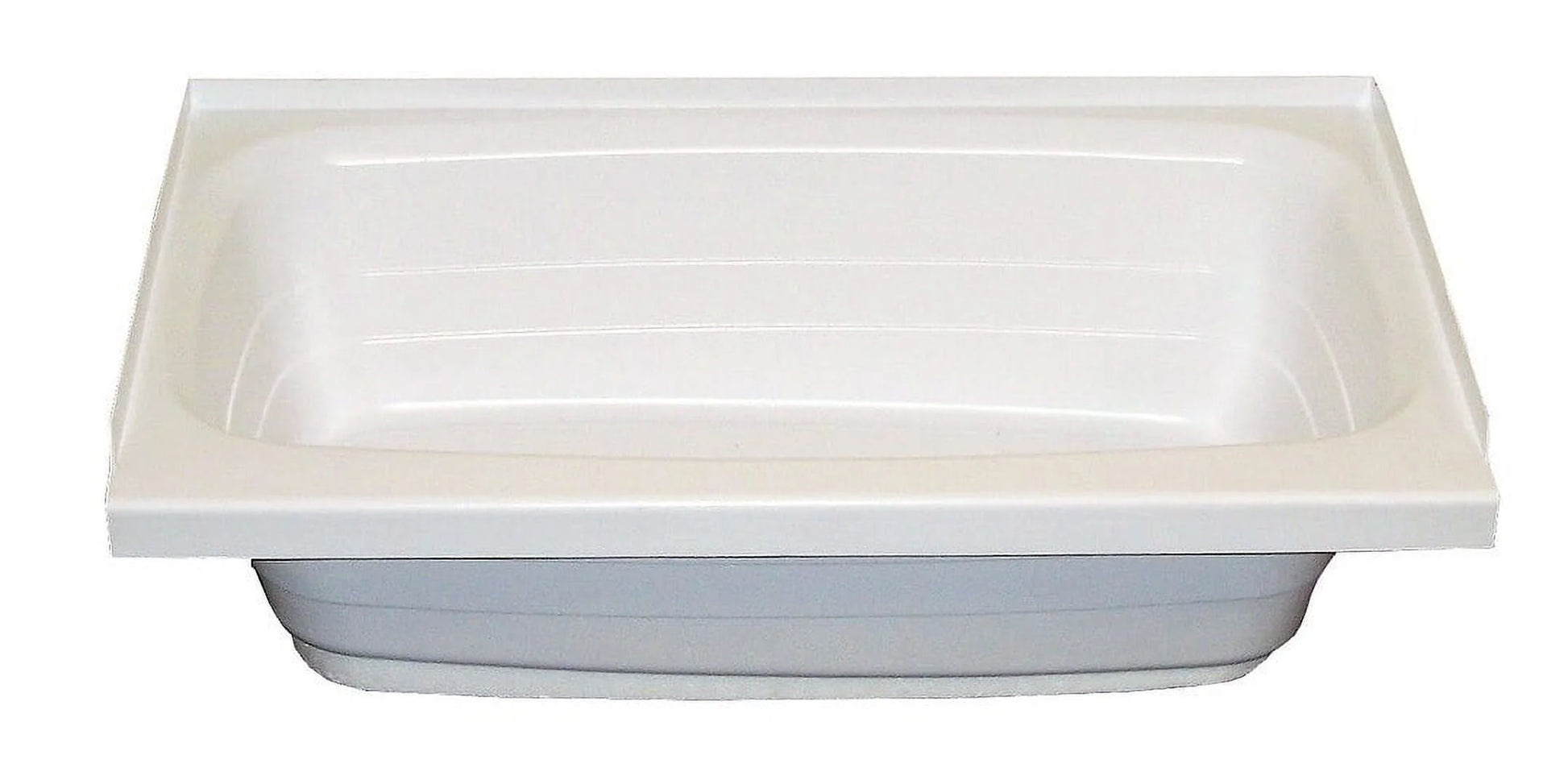 Lippert 209648 Sinks Better Bath 24" X 36" Rv Bath Tub Center Drain White