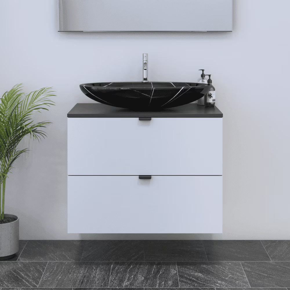 Ines 2S 80 Floating Bathroom Vanity (32" Width)
