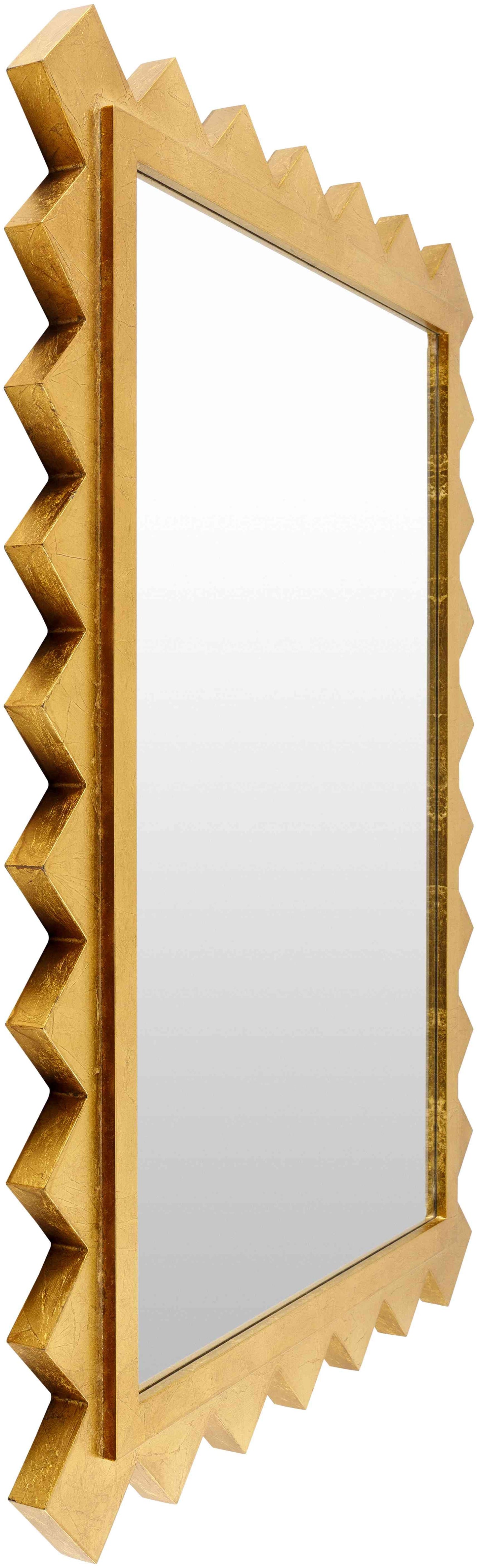 Mark&Day Wall Mirror, Houtdorp Traditional Gold Rectangle Vanity Mirrors for Bedroom Living Room Bathroom and Entryway Home Decor, Mounted Gilded Wood Frame Mirror for Walls (35"H x 25"W)