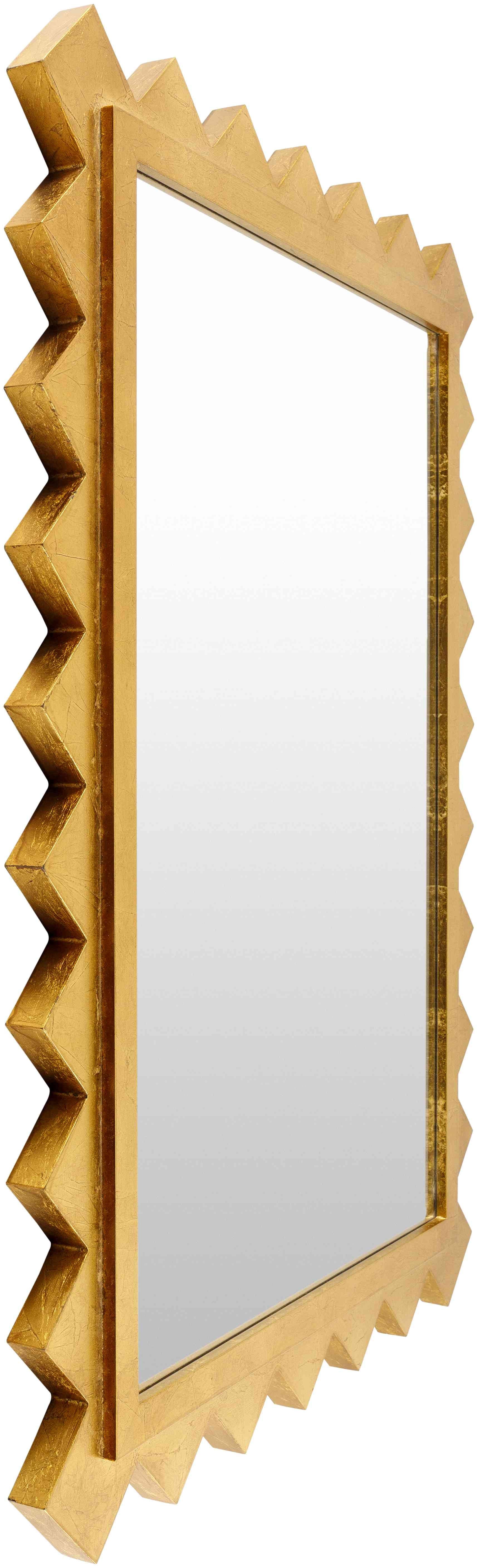 Mark&Day Wall Mirror, Houtdorp Traditional Gold Rectangle Vanity Mirrors for Bedroom Living Room Bathroom and Entryway Home Decor, Mounted Gilded Wood Frame Mirror for Walls (35"H x 25"W)