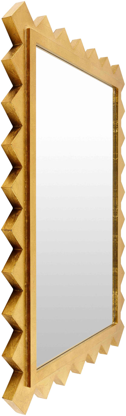 Mark&Day Wall Mirror, Houtdorp Traditional Gold Rectangle Vanity Mirrors for Bedroom Living Room Bathroom and Entryway Home Decor, Mounted Gilded Wood Frame Mirror for Walls (35"H x 25"W)